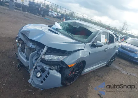 2021 Honda Civic Type R Touring from USA, damaged, VIN SHHFK8G72MU205864